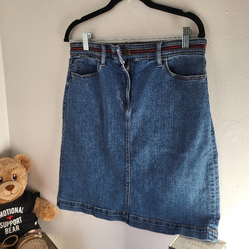 denim skirt, Talbots size 6